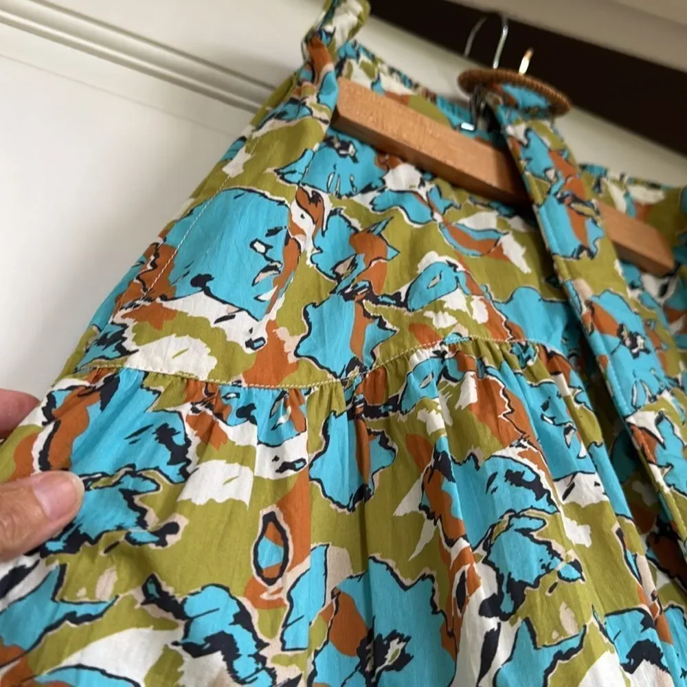 New Without Tag Pull On Cotton Skirt With Belt By Elizabeth James The Label